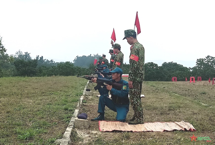 BAN CHỈ HUY QUÂN SỰ HUYỆN KRÔNG NĂNG THÔNG BÁO KIỂM TRA BẮN ĐẠN THẬT